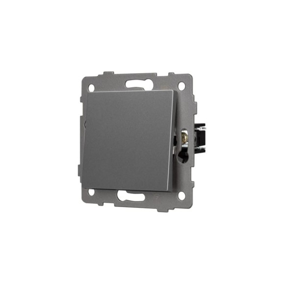 Механизм выключателя одноклавишный проходной Arlight SWT-MKP1-PL-GR-V 1шт 0 049873