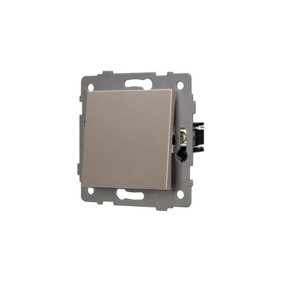 Механизм выключателя одноклавишный проходной Arlight SWT-MKP1-PL-GD-V 1шт 0 049874