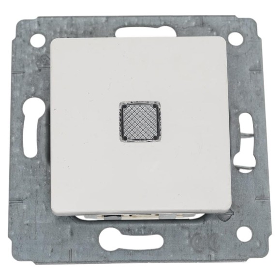Выключатель Legrand CAR 773610 с подсветкой, 10АX, белый
