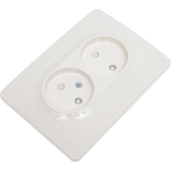 Розетка Systeme Electric Blanca внутр Молочная 2-ая б/з со шторками, 16А, 250В SE BLNRS000122 Розетка Systeme Electric Blanca внутр Молочная 2-ая б/з со шторками, 16А, 250В SE BLNRS000122