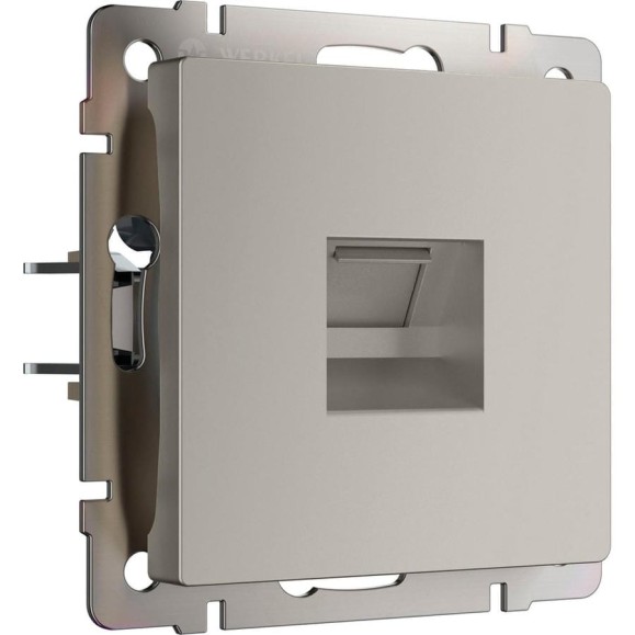 Розетка WERKEL W1281004 Ethernet RJ-45 (дымчатый) a069467 Розетка WERKEL W1281004 Ethernet RJ-45 (дымчатый) a069467
