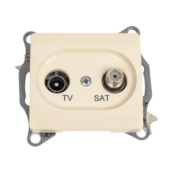 Механизм розетки Systeme Electric TV-SAT, 1-м, GLOSSA, 1DB, бежевый, SchE, GSL000297 Механизм розетки Systeme Electric TV-SAT, 1-м, GLOSSA, 1DB, бежевый, SchE, GSL000297