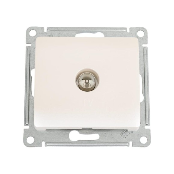 TV розетка Systeme Electric Glossa Перламутр, механизм SE GSL000693