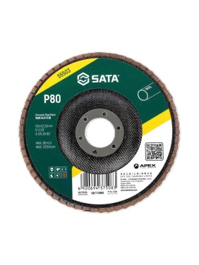 Диск лепестковый циркониевый SATA 125х22.23 мм, Р80 55503 Диск лепестковый циркониевый SATA 125х22.23 мм, Р80 55503