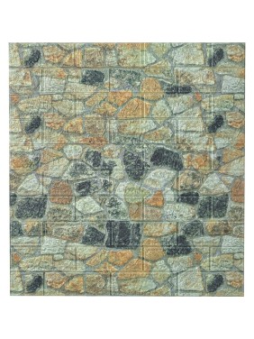 Панель для стен LAKO МЕГА комплект 10 шт 3D DECOR, цвет Каменная кладка 8, 70x77, 6 мм LKD-16-05-H99-KO-MEGA10