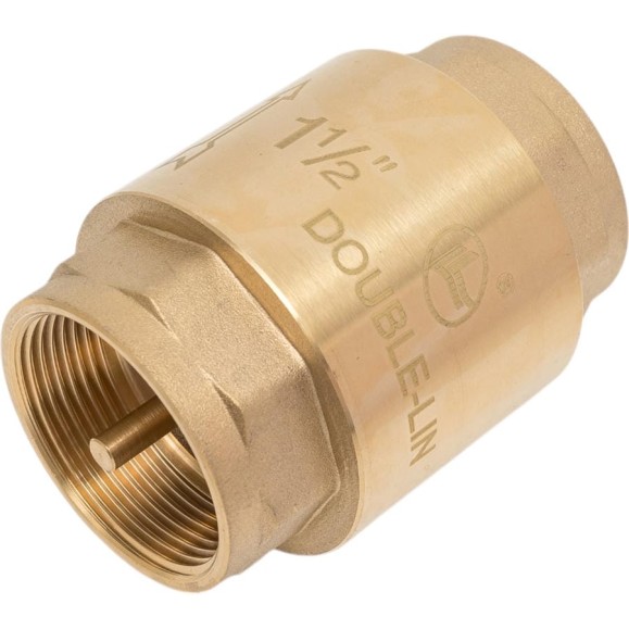 Обратный клапан DOUBLE-LIN латунный золотник В/В Ø1 1/2" LL5022 (1 1/2") Обратный клапан DOUBLE-LIN латунный золотник В/В Ø1 1/2" LL5022 (1 1/2")
