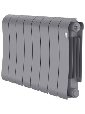 Радиатор биметаллический ROYAL THERMO Infinity 300 Silver Satin - 8 секций НС-1683697
