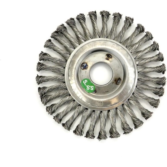 Щетка дисковая жгутовая EuroBrush Д125x6х22,2, ворс нерж сталь 0,50, до 12500 об/мин код 13-093 EB-DS12 Щетка дисковая жгутовая EuroBrush Д125x6х22,2, ворс нерж сталь 0,50, до 12500 об/мин код 13-093 EB-DS12