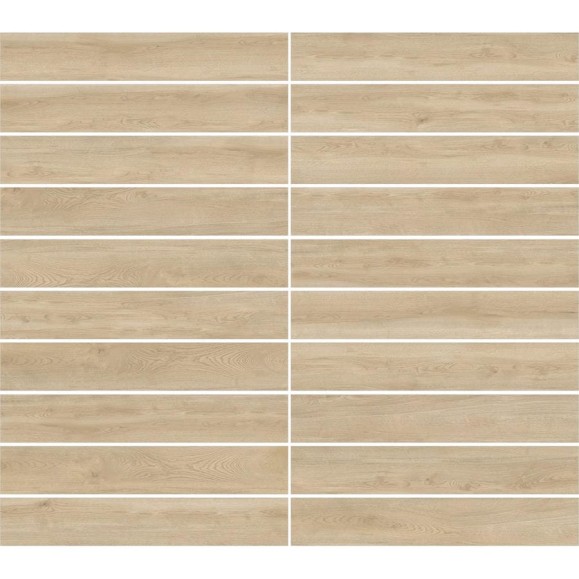 Керамогранит Натуралвуд дуб / Naturalwood Oak матовый Artkera Group 200х1200х9, 1,44 м2 бежевый GP20120NAT01