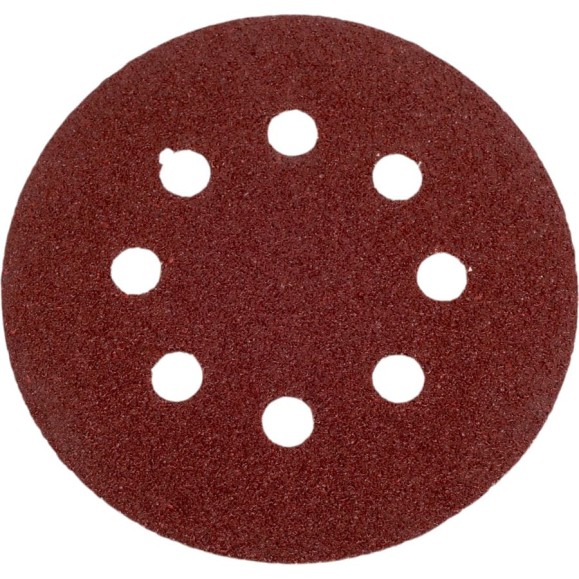 Круги шлифовальные на липучке 125 мм, Р40, 10 шт Vitatools R-125-P40-10-8