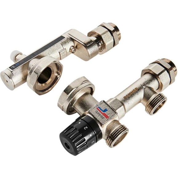 Насосно-смесительный узел ROMMER RDG-0120-005010 с термостатическим клапаном RG0093KM4M9J5D Насосно-смесительный узел ROMMER RDG-0120-005010 с термостатическим клапаном RG0093KM4M9J5D