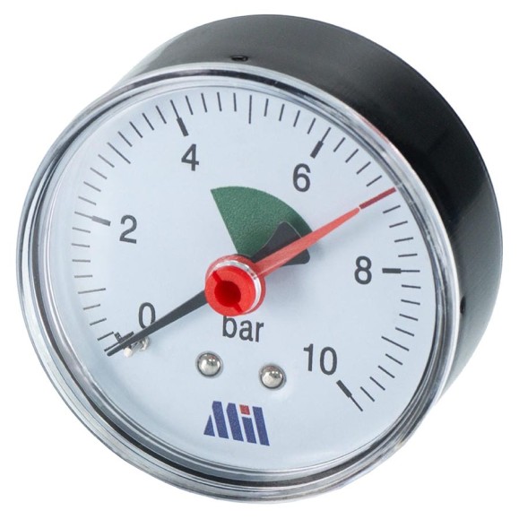 Манометр с задним подключением Millennium 1/4" (50/ 10 бар) MGML141050