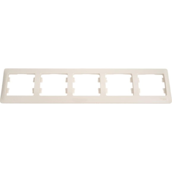 5-ая рамка Systeme Electric Glossa Молочная, горизонтальная SE GSL000905 5-ая рамка Systeme Electric Glossa Молочная, горизонтальная SE GSL000905