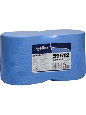 Индустриальная бумага CELTEX SUPERBLUE S 2 рулона (3 слоя, 500 листов в рулоне, лист 22x36 см, синий) C59612 Индустриальная бумага CELTEX SUPERBLUE S 2 рулона (3 слоя, 500 листов в рулоне, лист 22x36 см, синий) C59612