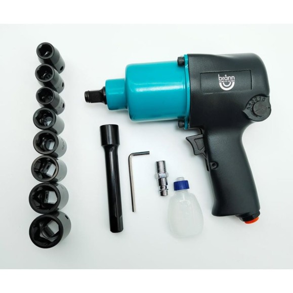 Гайковерт пневматический BRANN 700 Нм, 1/2" BPT-700 Гайковерт пневматический BRANN 700 Нм, 1/2" BPT-700