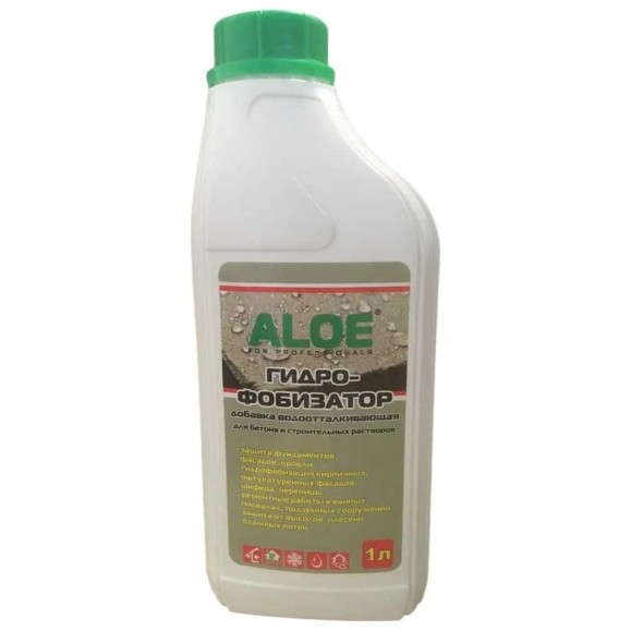 Гидрофобизатор ALOE водоотталкивающий состав, 1 л 10481 Гидрофобизатор ALOE водоотталкивающий состав, 1 л 10481