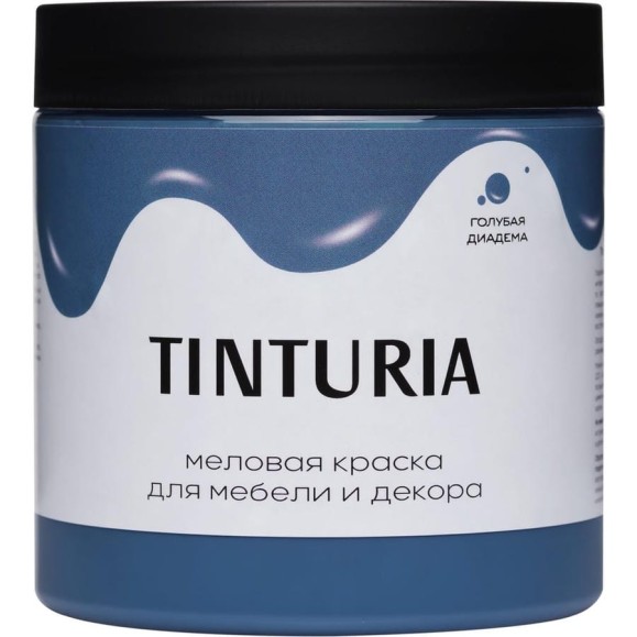 Краска для мебели и декора TINTURIA голубая диадема 0,75 кг /6 ЭК000145873 Краска для мебели и декора TINTURIA голубая диадема 0,75 кг /6 ЭК000145873