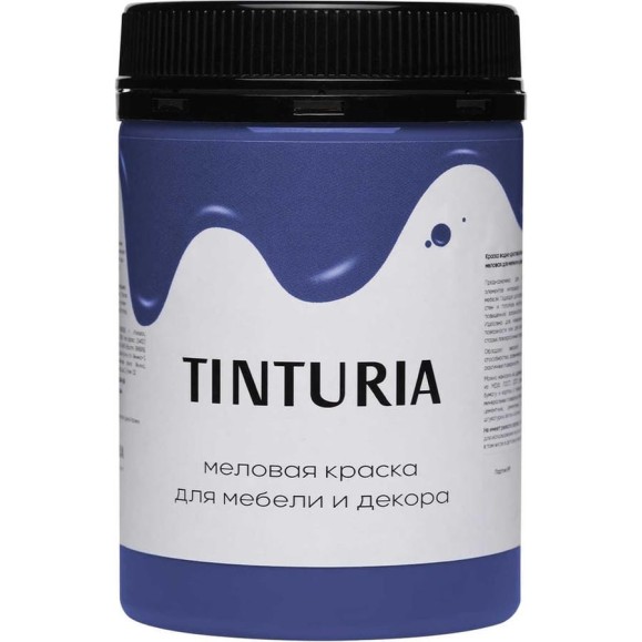 Краска для мебели и декора TINTURIA Синий мустанг 0.35 кг /12 ЭК000146615