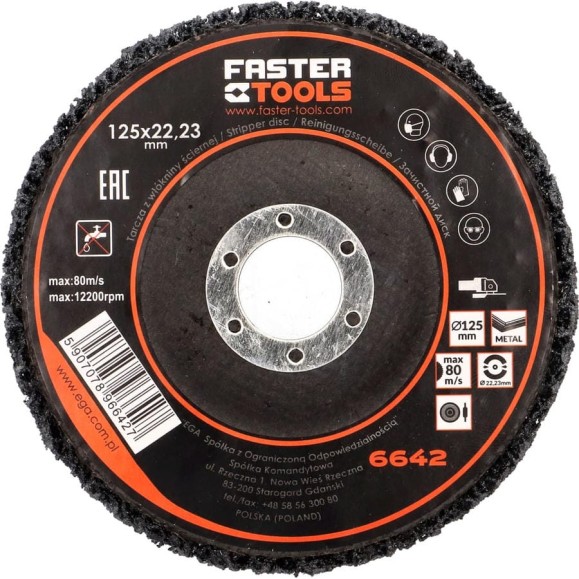 Шлифовальный круг из нетканного материала FASTER TOOLS 6642