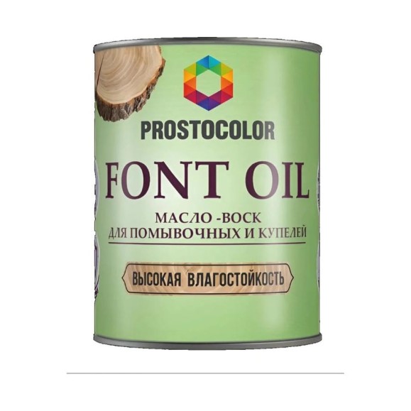 Масло-воск для помывочных и купелей PROSTOCOLOR Font Oil ПРОСТОКОЛОР 0.75 л 101332 Масло-воск для помывочных и купелей PROSTOCOLOR Font Oil ПРОСТОКОЛОР 0.75 л 101332