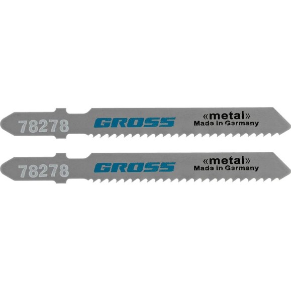 Полотна по металлу T118B, 76х50 мм, шаг 2 мм, 2 шт. GROSS 78278