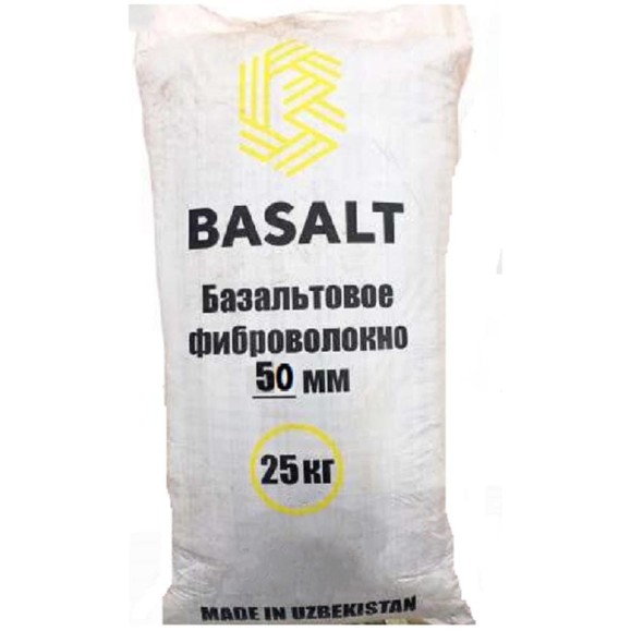Базальтовая фибра Basalt 50 мм, 25 кг 4687206547391