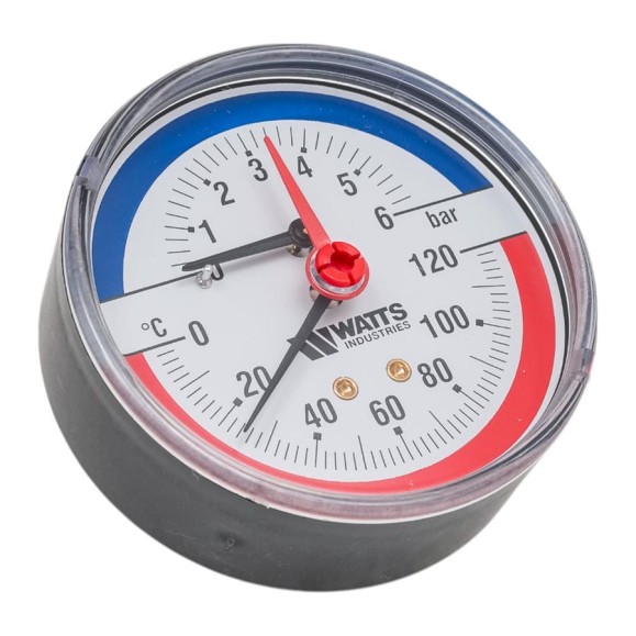 Термоманометр Watts F+R818 аксиальный 80 mm 10018742
