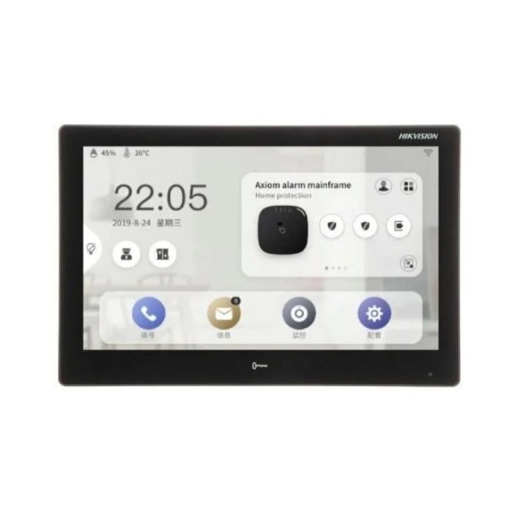 Видеодомофон Hikvision DS-KH9510-WTE1(B) (BLACK) 10'', ОС Android 10.0 АД5099110