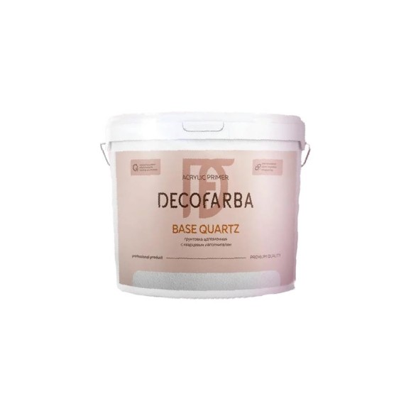 Грунтовка акриловая ABC FARBEN с мраморной крошкой Base Quartz 8 кг Decofarba 4300016294 Грунтовка акриловая ABC FARBEN с мраморной крошкой Base Quartz 8 кг Decofarba 4300016294