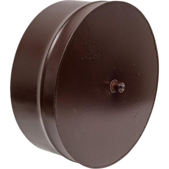Заглушка тройника сэндвича Металлик и Ко с к о 210x150; Оц 0.50 AISI 430 0.50 (конденсат) (RAL 8017) п о О0000075712
