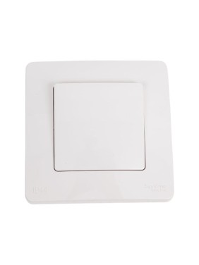 Переключатель Systeme Electric Blanca скрытая установка Белый 1 клавишный IP44 (сх.6), 10A, 250В BLNVS410601