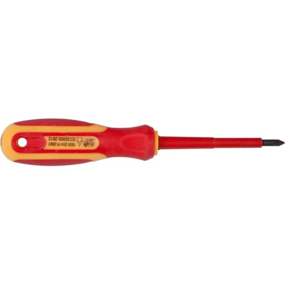 Диэлектрическая отвертка PQTools РН3х150 мм, двухкомпонентная рукоятка, намагниченный наконечник Лк-00002586 Диэлектрическая отвертка PQTools РН3х150 мм, двухкомпонентная рукоятка, намагниченный наконечник Лк-00002586