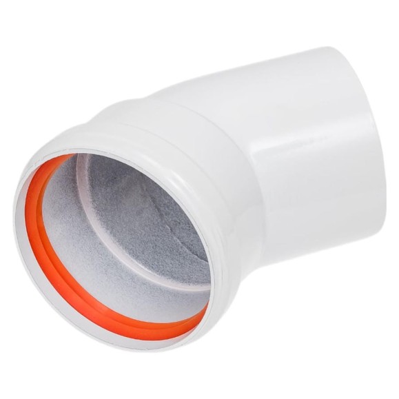 Отвод KRATS D 80 угол 45 гр. M/F (мама/папа) PK80-45