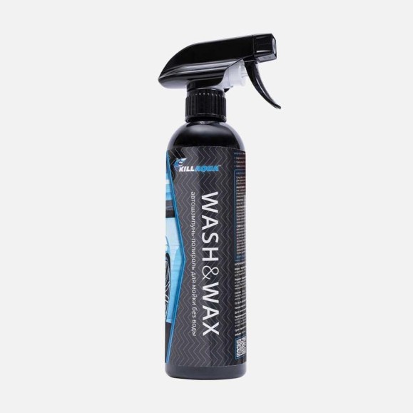 Автошампунь-полироль killaqua Wash&Wax для мойки без воды WSHW500