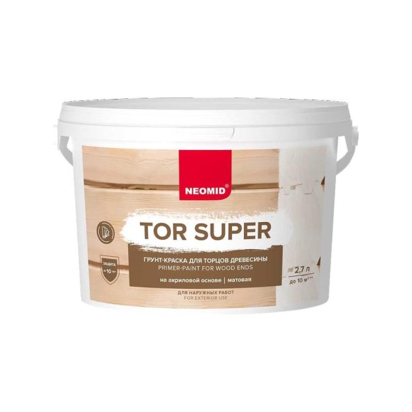 Грунт-краска Neomid TOR SUPER База А 2.7 л Н-TOR_SUPER/БазА-2,7 Грунт-краска Neomid TOR SUPER База А 2.7 л Н-TOR_SUPER/БазА-2,7