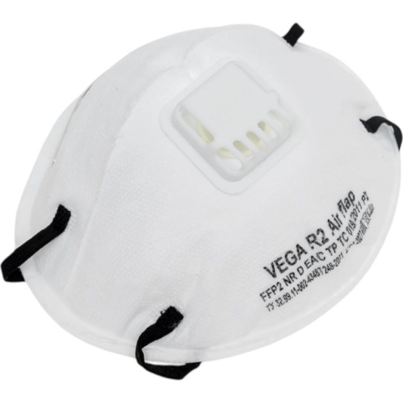 Респиратор с клапаном Фабрика Вега Спец Vega R2 Аir Flap FFP2, 10 шт 1671237
