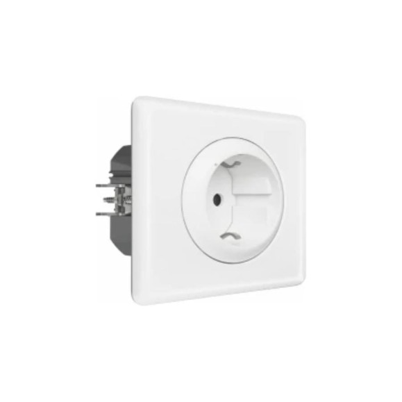 Умная розетка Legrand Celiane with NETATMO, 2К+З 16А 230В, Цвет Белый, Рамка Белый глянец, 64830
