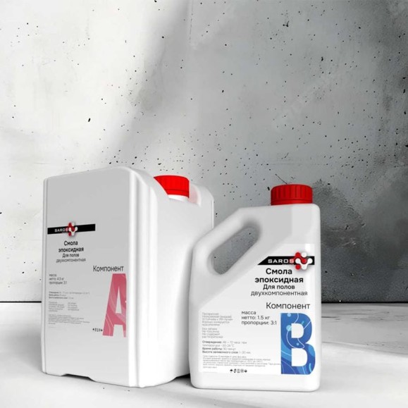 Комплект Смола эпоксидная для полов Saros Polymer 6 кг в пакете 007003 Комплект Смола эпоксидная для полов Saros Polymer 6 кг в пакете 007003
