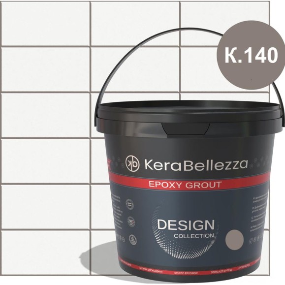 Затирка цветная эпоксидная Kerabellezza Design 2 кг. (К.140) 106733 Затирка цветная эпоксидная Kerabellezza Design 2 кг. (К.140) 106733
