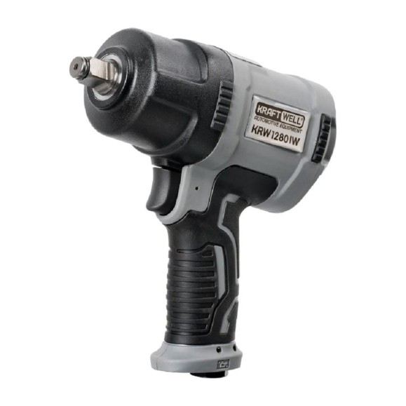 Пневматический ударный гайковерт KraftWell 1/2", 1280 Нм KRW1280IW