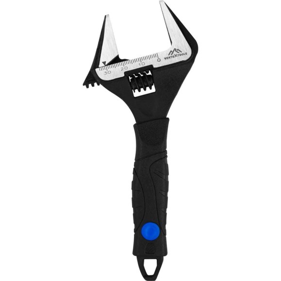Разводной ключ vertextools 150 мм, увеличенный диапазон раскрытия 2110-150-150 Разводной ключ vertextools 150 мм, увеличенный диапазон раскрытия 2110-150-150