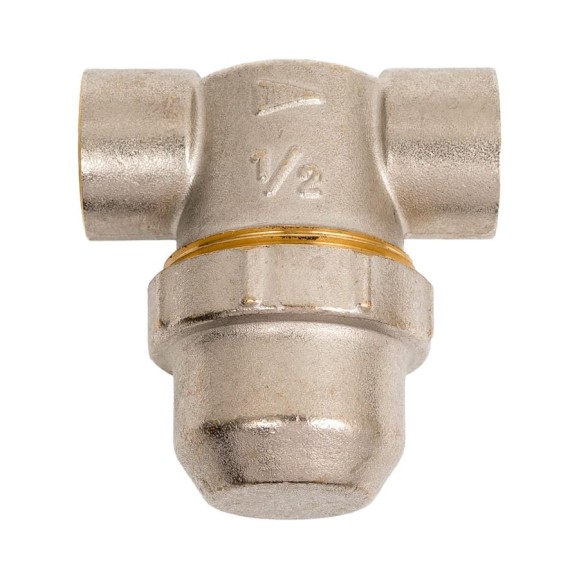 Фильтр прямой Terma 1/2" в/в, никелированный 30280 33251 Фильтр прямой Terma 1/2" в/в, никелированный 30280 33251