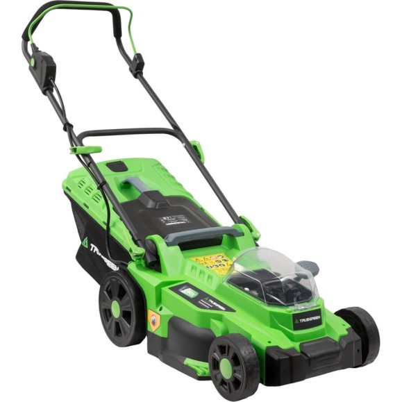 Газонокосилка аккумуляторная TRUEGREEN ширина скашивания 37 см, 2х20 В, без аккумулятора и ЗУ TG8A110 Газонокосилка аккумуляторная TRUEGREEN ширина скашивания 37 см, 2х20 В, без аккумулятора и ЗУ TG8A110