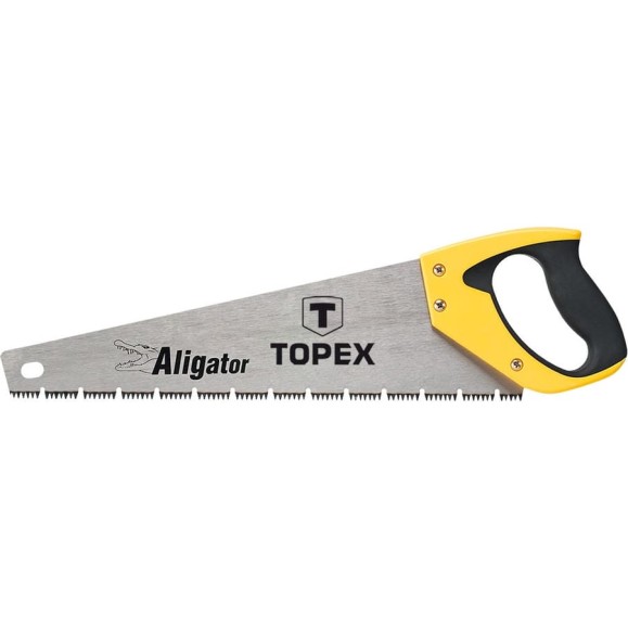 Ножовка Aligator 7 TPI трехсторонняя заточка TOPEX 10A441
