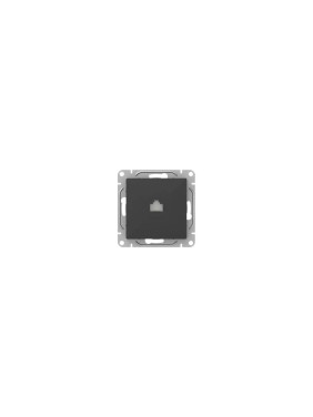 Механизм розетки EKF RJ45 (cat5), чёрный Эпика UP1-SOB-RJ45-5