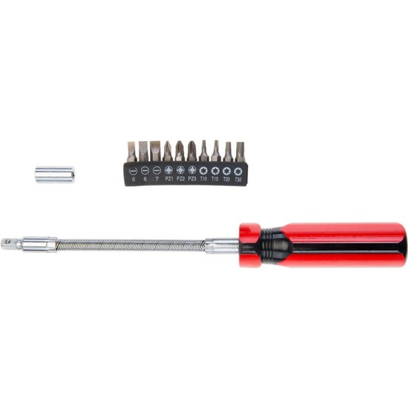 Отвертка с гибким стержнем Top Tools набор 12шт. 39D122 Отвертка с гибким стержнем Top Tools набор 12шт. 39D122