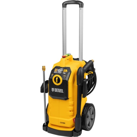 Моечная машина высокого давления Denzel K 50 Power, 2100 Вт, 150 бар, 600 л/ч, асинхронный двигатель, 58271