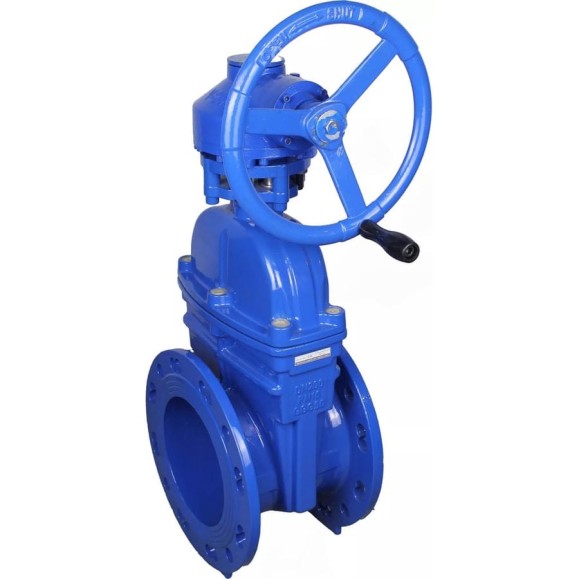 Задвижка клиновая DN.ru 30ч939р GGG50-GGG50-EPDM-BLUE ISO Ду150 Ру10/16 с редуктором RMN1-360Z-T2,35-ISO D040-09320 Задвижка клиновая DN.ru 30ч939р GGG50-GGG50-EPDM-BLUE ISO Ду150 Ру10/16 с редуктором RMN1-360Z-T2,35-ISO D040-09320