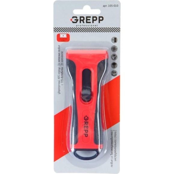 Скребок универсальный GREPP 4 запасных лезвия /144/12 105-010