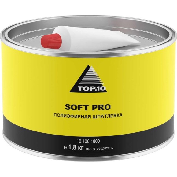 Шпатлевка TOP.10 SOFT PRO, 1,8 кг 10.106.1800